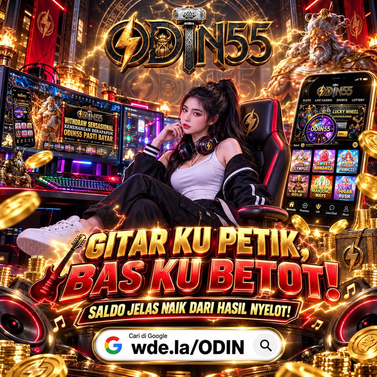 ODIN55 Front Black 